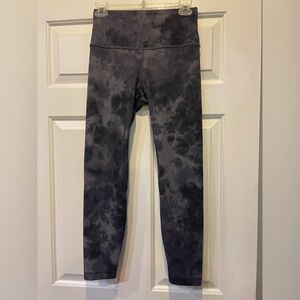 Like new lululemon align high rise pant legging tie dye size 6